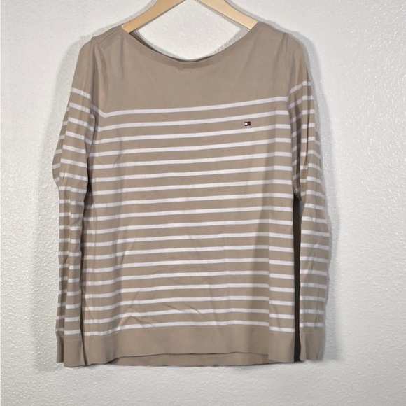 Tommy Hilfiger Beige Knit Sweater - Picture 1 of 3